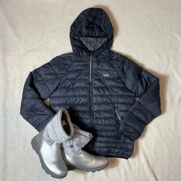 Lole Navy Blue Lightweight Packable Mini  Puffer Coat - Picture 13 of 14